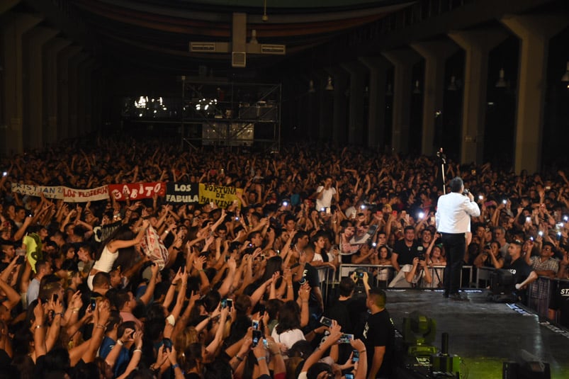 El Loco Amato regresó ante una multitud. Foto: Maxi López / ElDoce.tv.