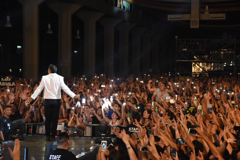 El Loco Amato regresó ante una multitud. Foto: Maxi López / ElDoce.tv.