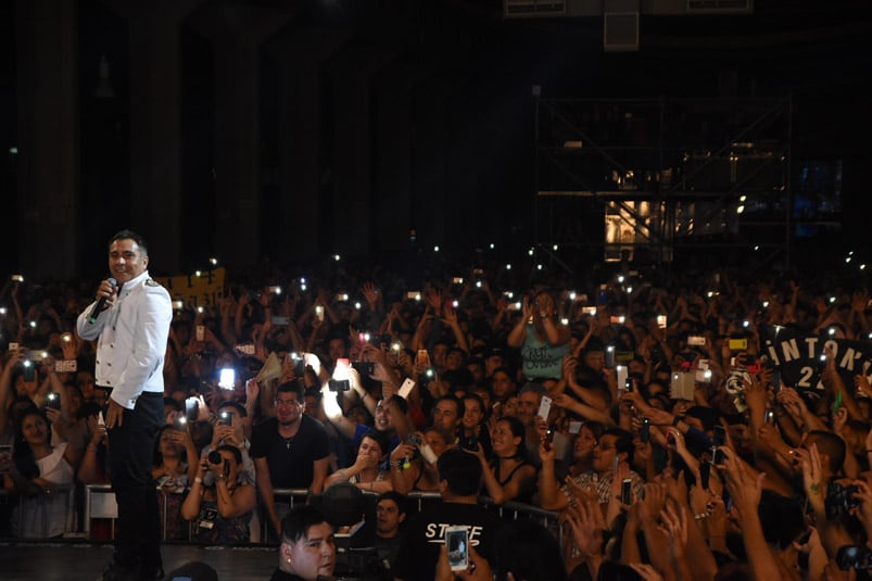 El Loco Amato regresó ante una multitud. Foto: Maxi López / ElDoce.tv.