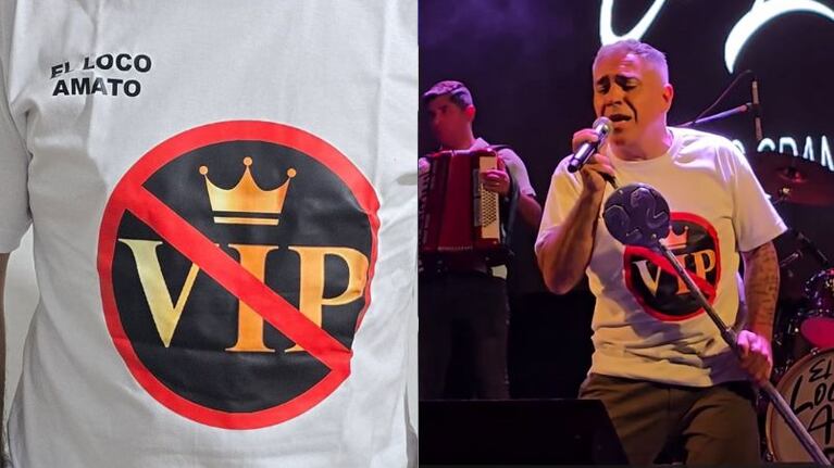 El Loco Amato se plantó en el escenario y dejó clara su postura sobre los espacios VIP en los bailes de cuarteto.