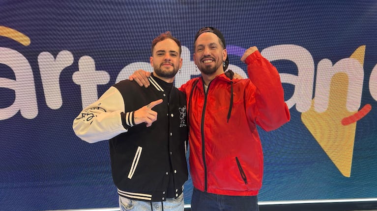 El Loco Pesta y Lucas Ninci en Cuarteteando