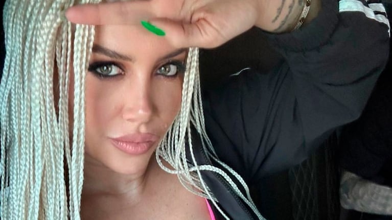 El look de Wanda Nara para su segundo videoclip.