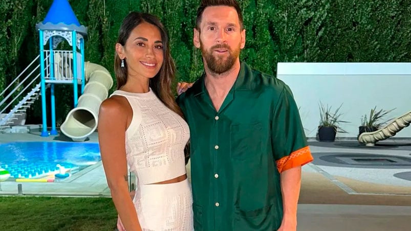 El look especial de Messi para celebrar Año Nuevo.