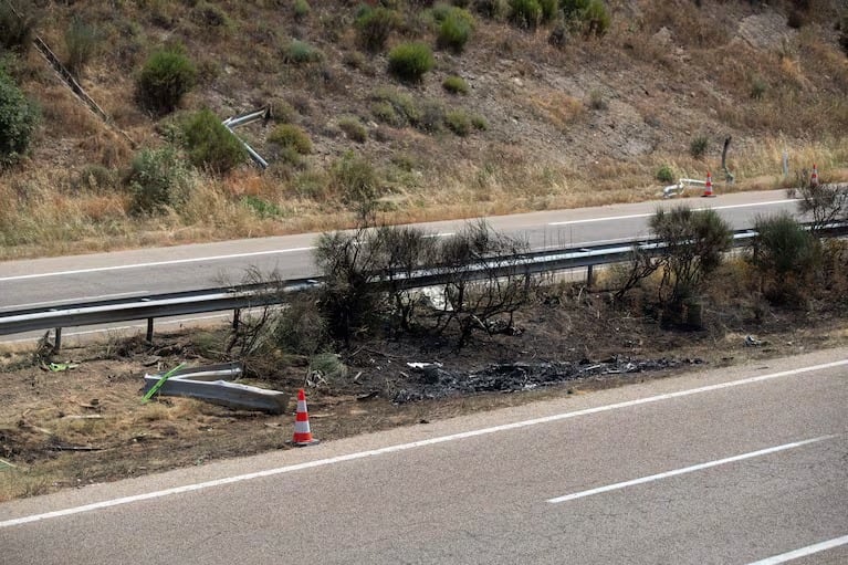 El lugar del accidente donde Diogo Jota y su hermano murieron