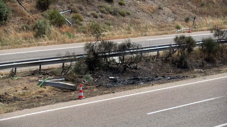 El lugar del accidente donde Diogo Jota y su hermano murieron