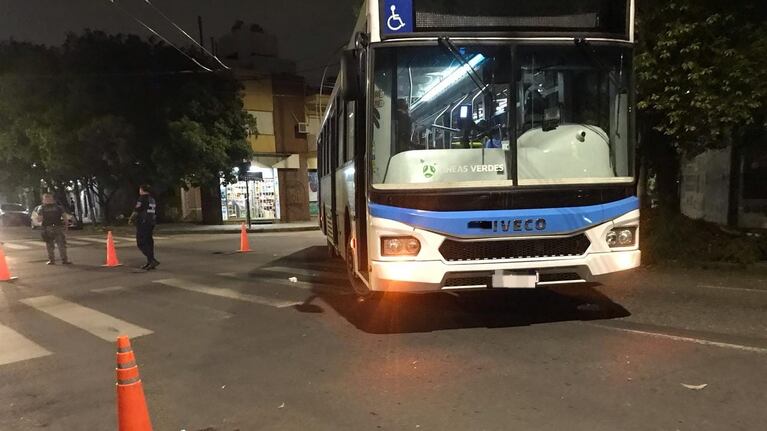 El lugar del accidente en barrio Cofico.