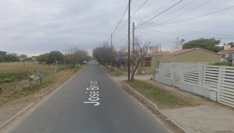 El lugar del accidente en la zona sur de Córdoba.