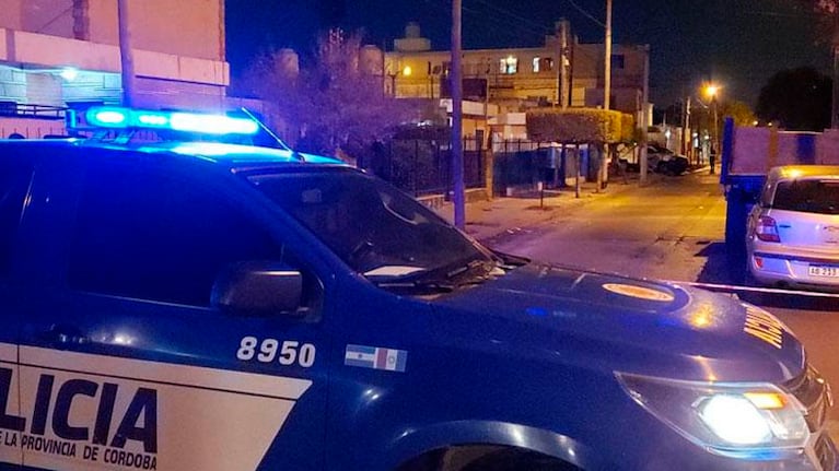 El lugar del crimen, en la calle Río Negro al 900.