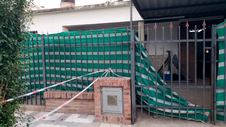 El lugar del crimen en San Agustín.