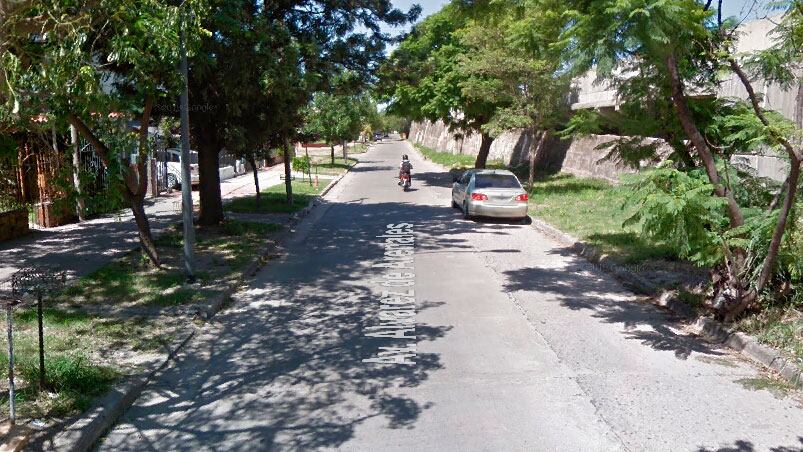 El lugar del fatal siniestro. Imagen Google Maps.