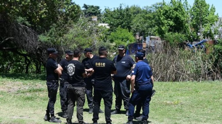 El lugar del hallazgo de los primeros restos de Camila.