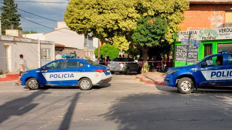 El lugar del hecho, en barrio Tranviarios. Foto: Néstor Ghino.