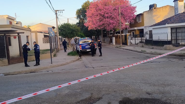 El lugar del intento de asalto y el disparo mortal al delincuente. Foto: Pablo Olivarez / ElDoce.