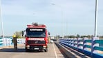 El lugar del trágico suceso. Foto: Bomberos Voluntarios.