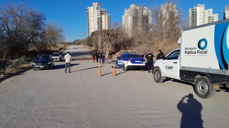 El lugar donde aparecieron parte de los restos de Brenda Torres.