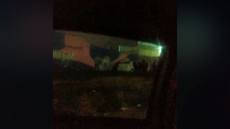 El lugar donde apareció el auto.