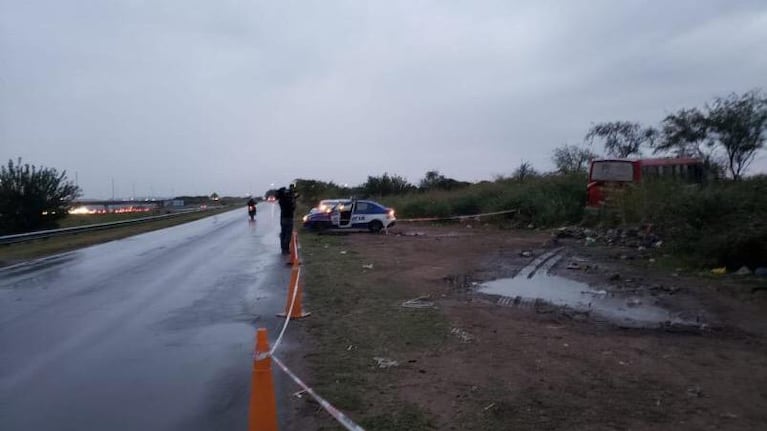 El lugar donde apareció sin vida Gustavo Cuello el jueves a la noche.