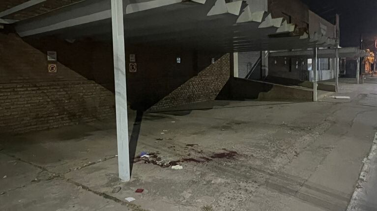El lugar donde el guardia mató de un tiro al delincuente. Foto: Mateo Lago / ElDoce.