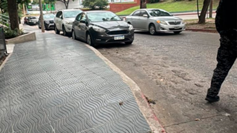 El lugar donde había quedado estacionada la camioneta.