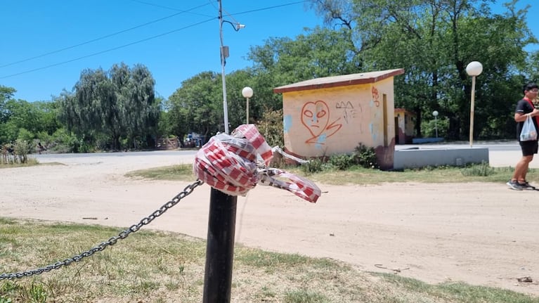 El lugar donde los policías abordaron a Samuel.