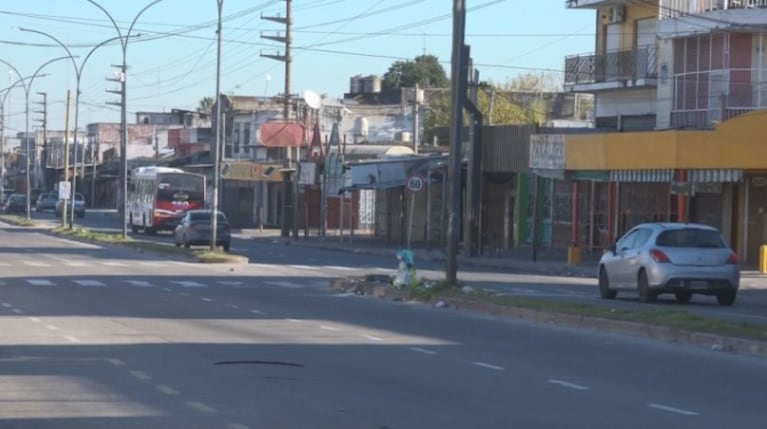 El lugar donde ocurrió la balacera.
