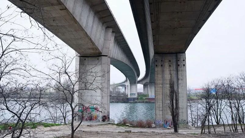 El lugar donde ocurrió la golpiza hace un año. 