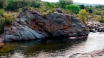 El lugar es conocido como playa Piedra del Indio.