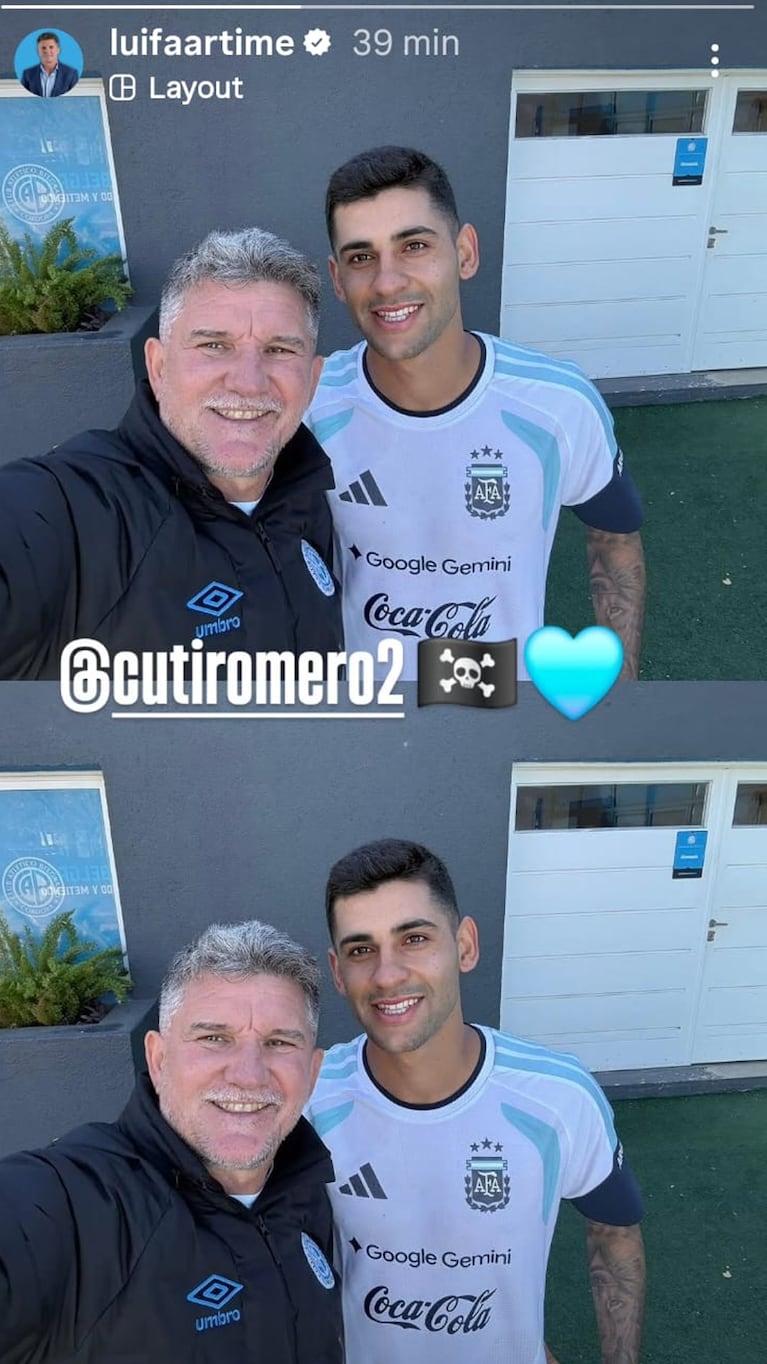 El Luifa Artime con el Cuti Romero en Villa Esquiú.