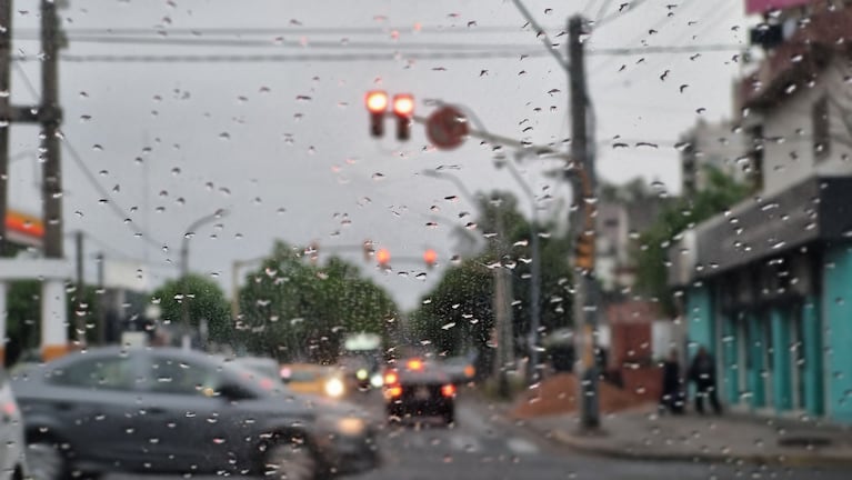 El lunes amaneció lluvioso en Córdoba.