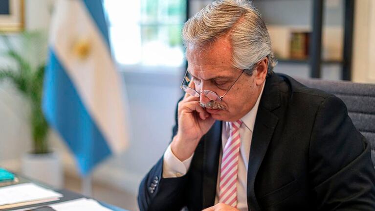 El mandatario estará aislado hasta el fin de semana.