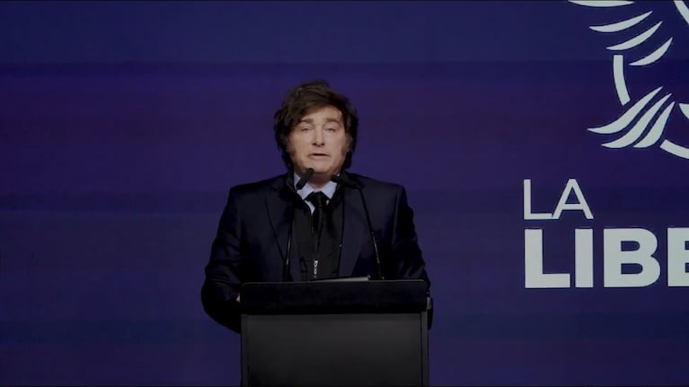 El mandatario lanzó contra todos en un evento libertario.