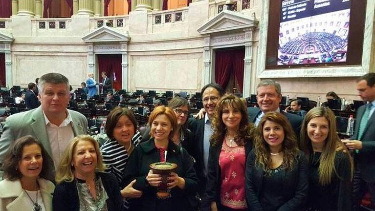 El mate gigante del Congreso de la Nación