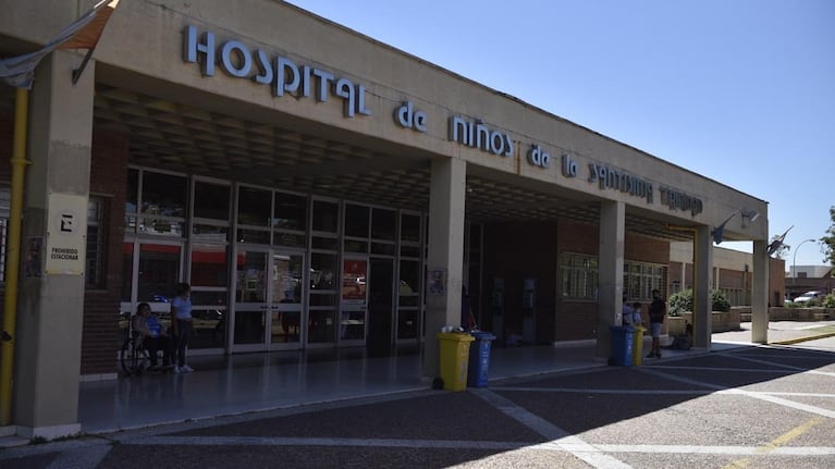 El menor se encuentra en el Hospital de Niños.