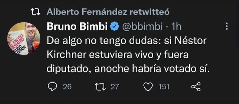 El mensaje de Alberto Fernández contra Máximo Kirchner tras la votación en Diputados