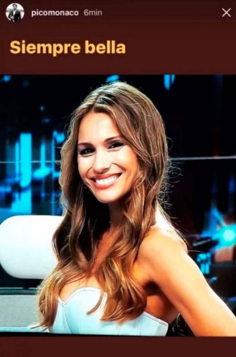 El mensaje de amor de Mónaco a Pampita en la final del Bailando