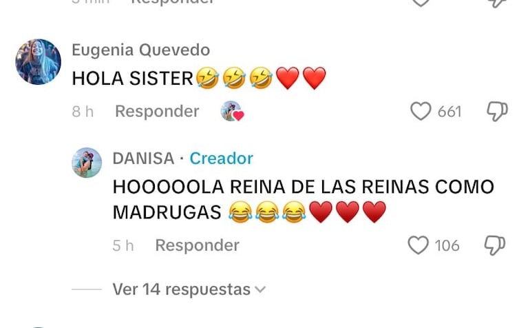 El mensaje de Euge Quevedo en TikTok.