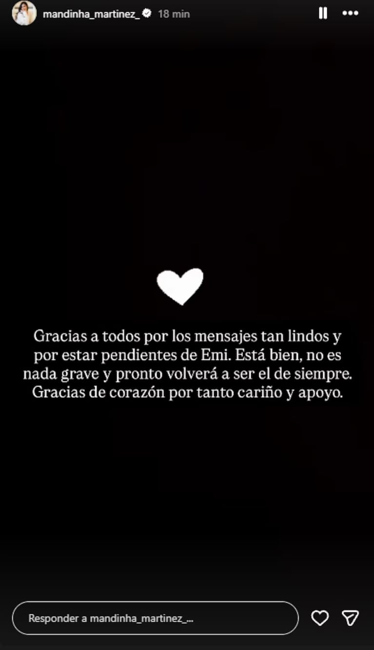 El mensaje de la esposa de Dibu.