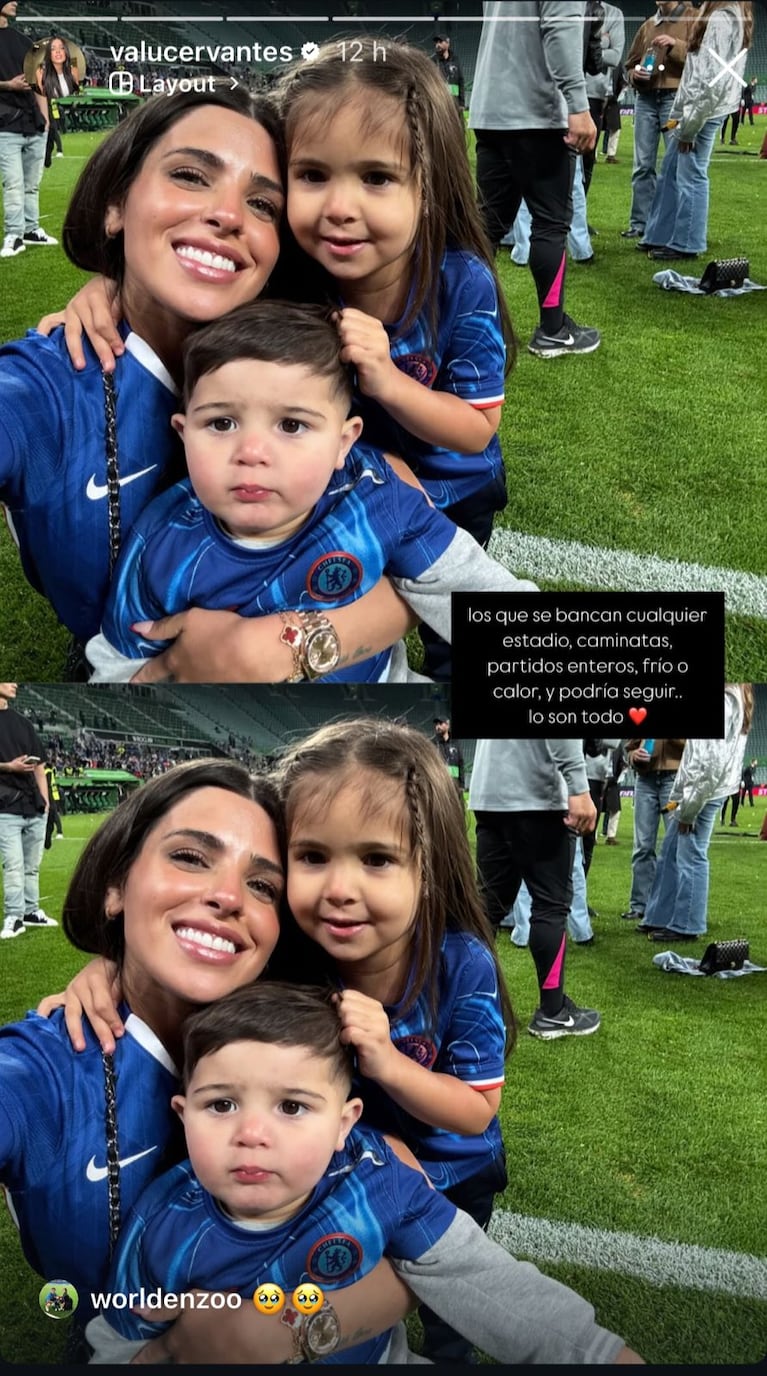 El mensaje de la modelo a sus hijos.
