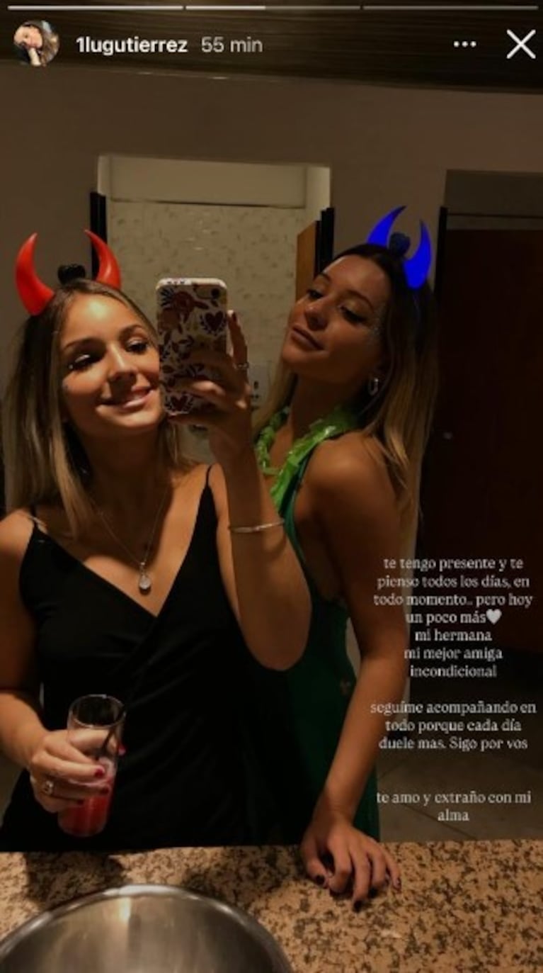 El mensaje de Lucía a su hermana Catalina.