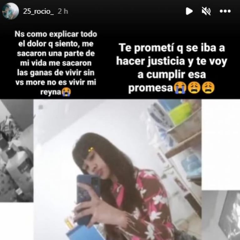 El mensaje que le mandó Morena a su mejor amiga una hora antes del crimen