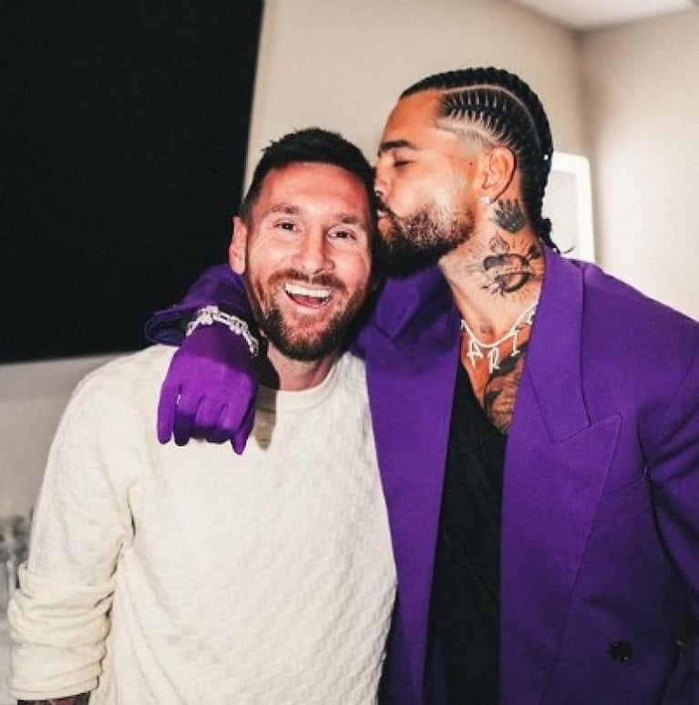 El mimoso posteo de Maluma con Messi: "No cualquiera..."