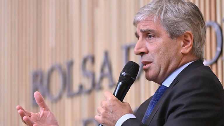 El ministro de Economía, Luis Caputo.