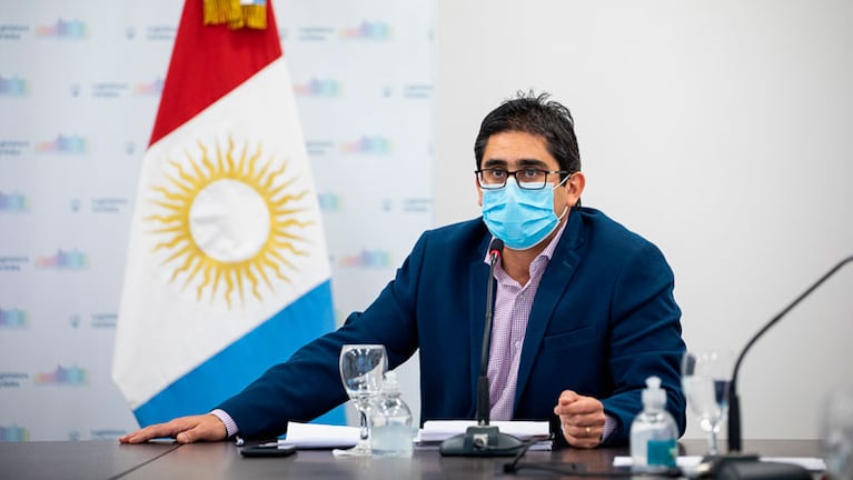 El ministro de Salud dio detalles de la campaña de vacunación en Córdoba.