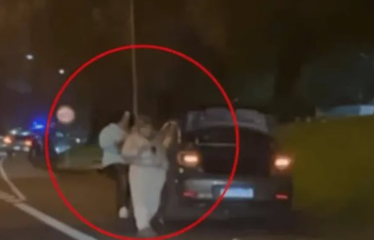 El momento de la detención de Morena Rial.