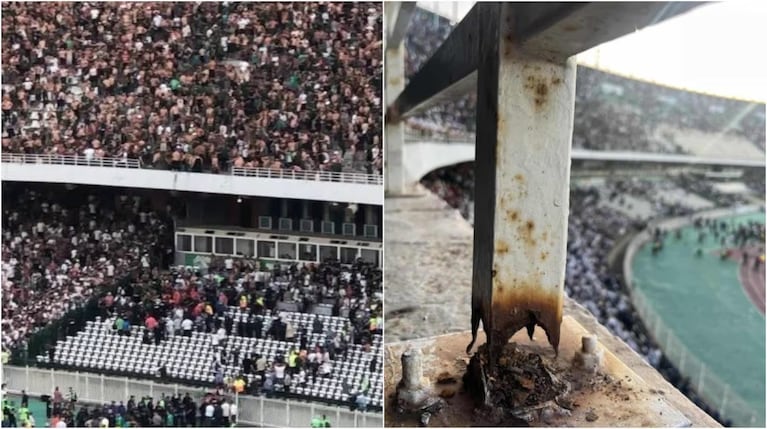 El momento de la tragedia en Argelia.