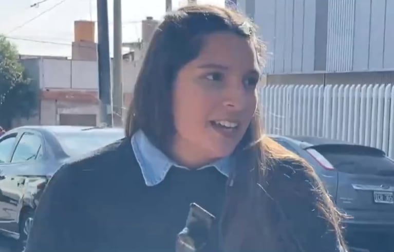 El momento del intento de robo a la cronista cordobesa de C5N.