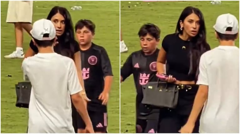 El momento del reto de Antonela a Thiago.