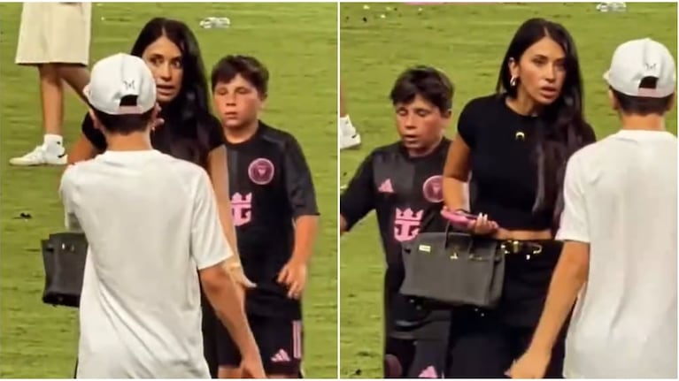 El momento del reto de Antonela a Thiago.