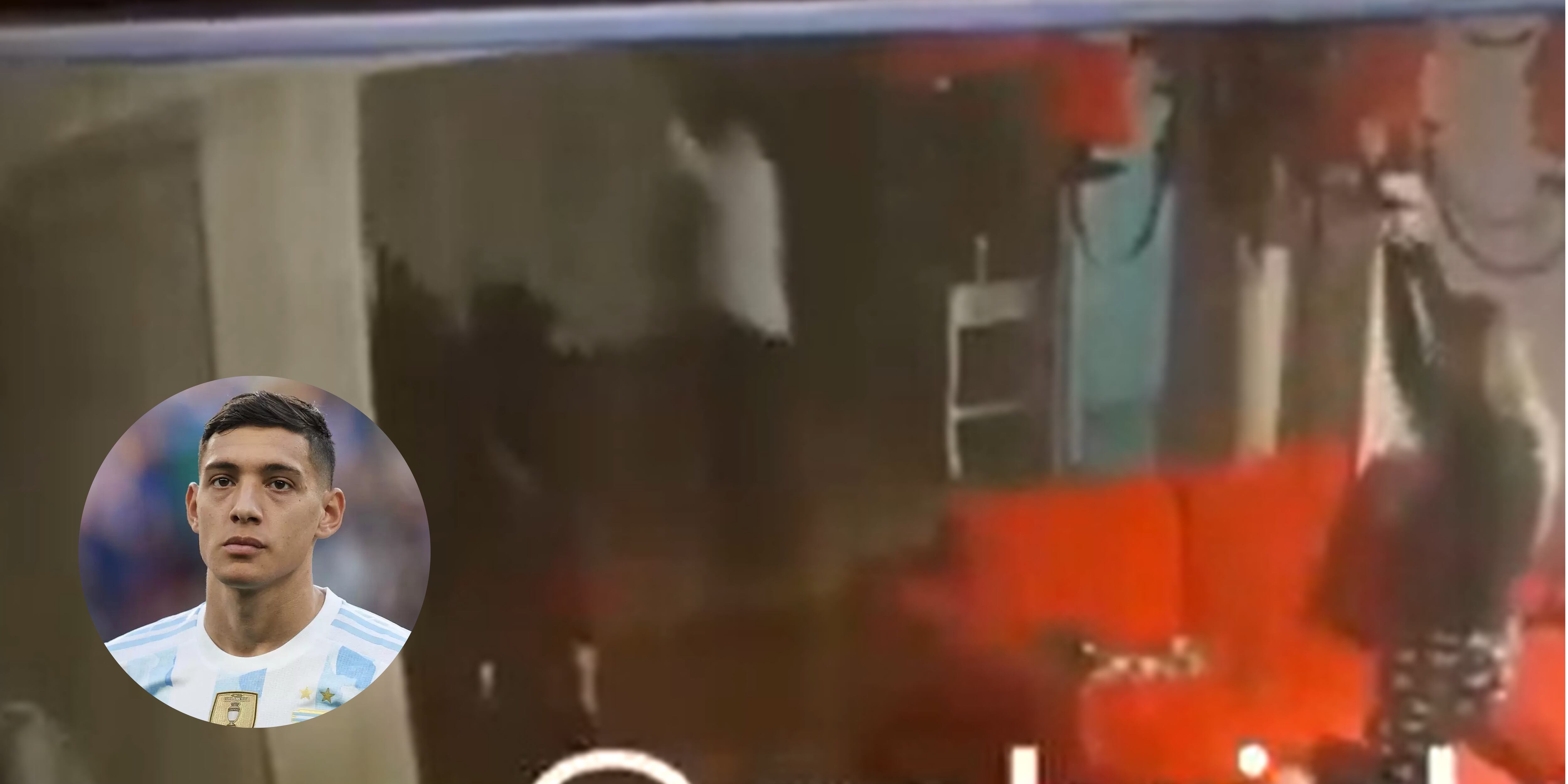 El momento del robo en Lanús.