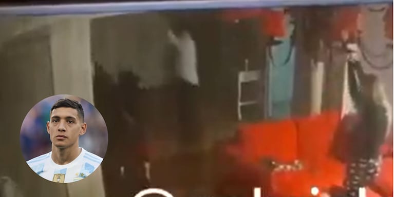 El momento del robo en Lanús.